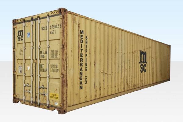 40 Fuß x 8 Fuß Gebrauchte High Cube Versandcontainer | Hochseecontainer 2,9 m hoch