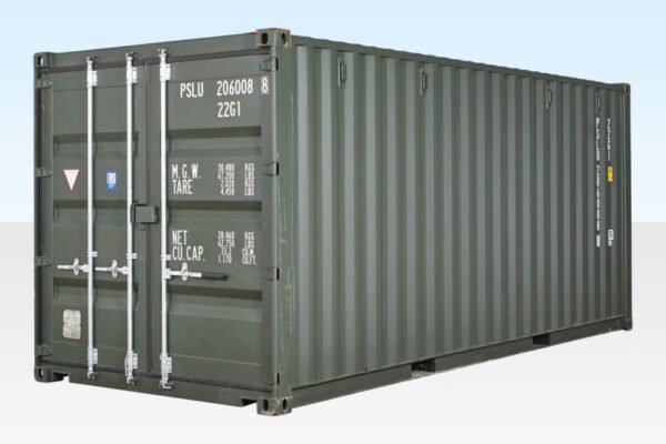 20FT Schiffscontainer (eine Fahrt) Dunkelgrün (RAL 6007)